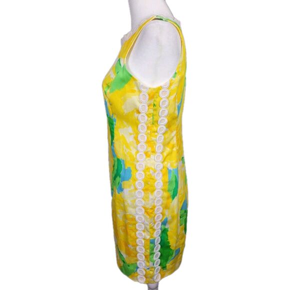 NWT Lilly Pulitzer Yellow Mila Shift Dress Sz 6 First Impression Sunglow Yellow - Picture 5 of 16
